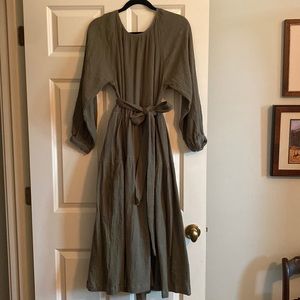 Laude The Label NWT Sage Cotton Dress SizeM/L
